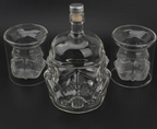 Skull Borosilicate glass decanter
