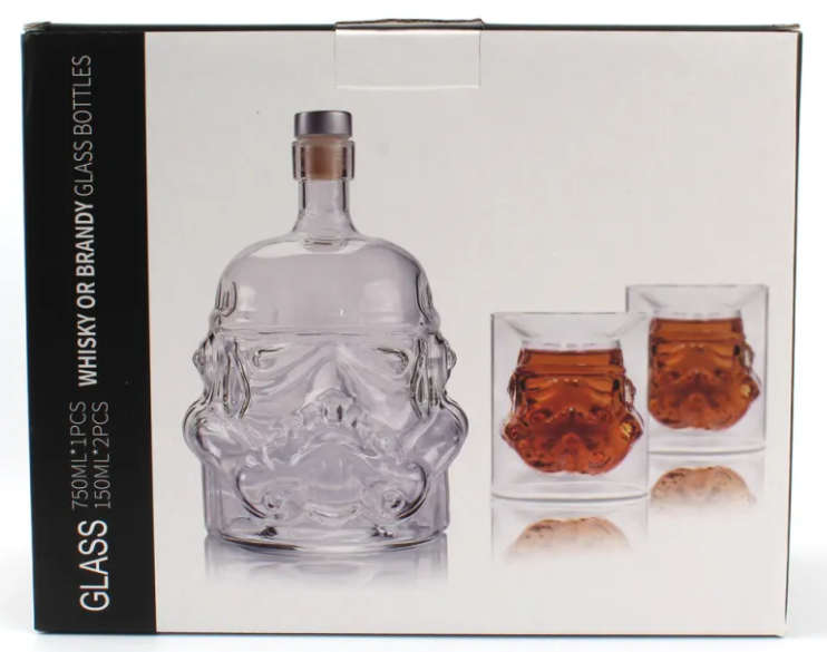 Skull Borosilicate glass decanter