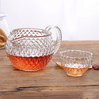 Borosilicate Glass Sunflower Teapot for Floral Tea