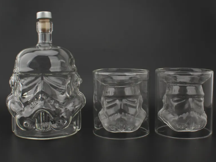 Skull Borosilicate glass decanter