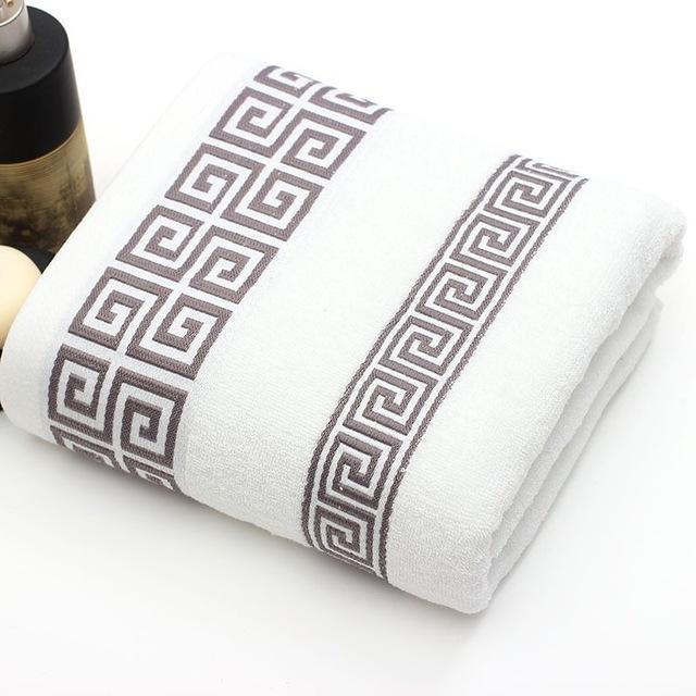 Cotton Solid Color Large Bath Towel Gift Set