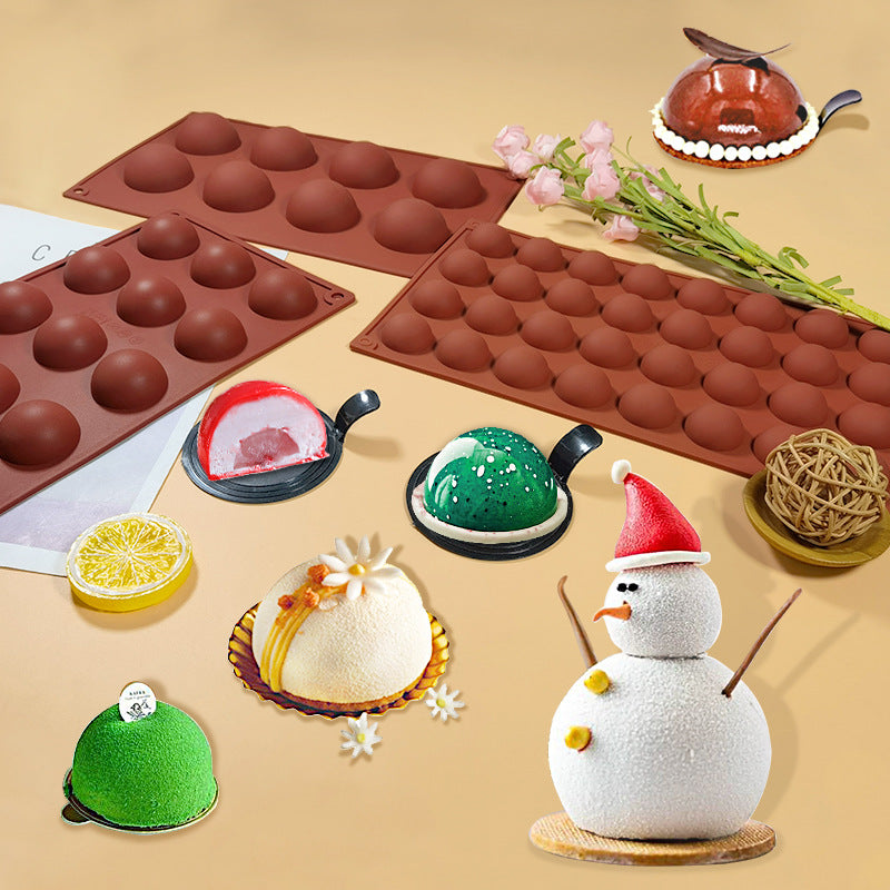 6-Cavity Silicone Mold for DIY Chocolate & Candy
