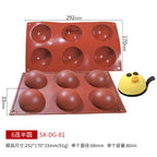 6-Cavity Silicone Mold for DIY Chocolate & Candy