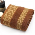 Cotton Solid Color Large Bath Towel Gift Set