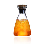 Borosilicate Glass Cold Water Jug with Steel Lid