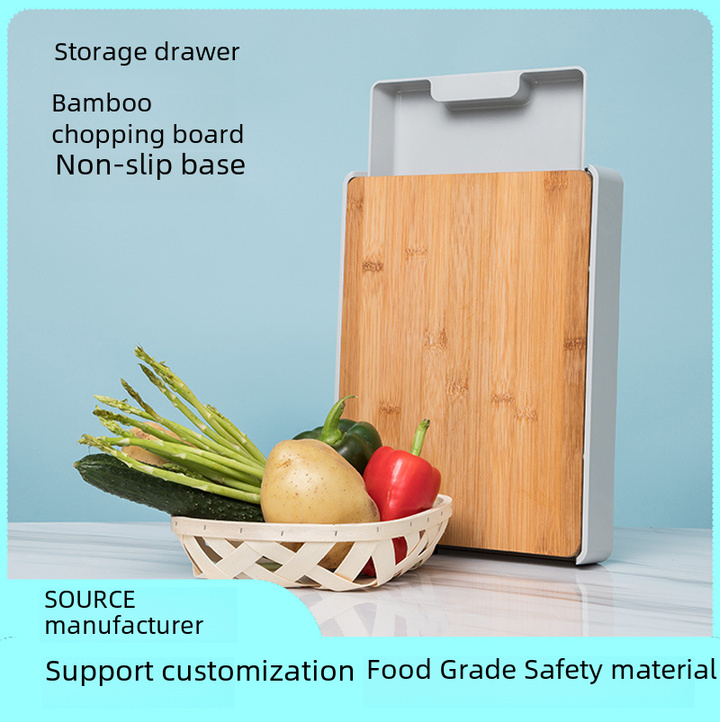Multi-Functional Plastic Cutting Board with Drawer